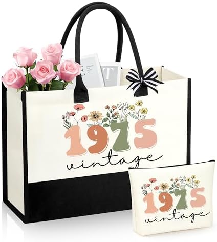 40th 50th 60th Birthday Gifts for Women Her Vintage 1965 1975 1985 Birthday Gifts Set for Grandma Mom Aunt Sister