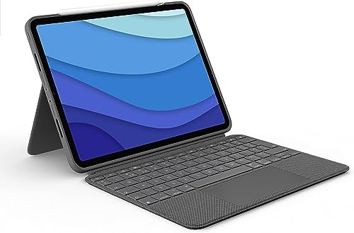 Logitech Combo Touch Keyboard Folio for iPad Air 10.9" 5th & 4th Gen Oxford Gray (Renewed)