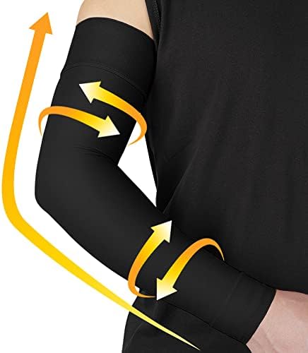 beister Medical Compression Arm Sleeve for Men Women（Single）, 20-30 mmhg Full Arm Support for Pain Relief, Lymphedema