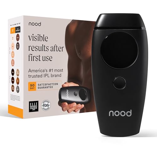 NEW Flasher 2.0 by Nood, IPL Laser Hair Removal Device for Men and Women, Pain-free and Permanent Results, Safe for Whole Body Treatment - Matte Black