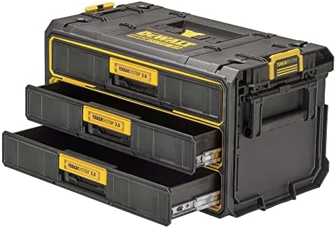DEWALT TOUGHSYSTEM 2.0 Tool Organizer and Storage 3 Drawer Unit (DWST08330)