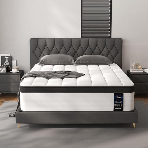 Full Mattress, 10 Inch Hybrid Full Size Mattress, Memory Foam and Pocket Springs, Pressure Relief, Bed in Box