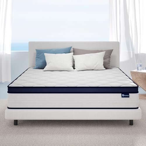 Avenco 10 Inch Twin Size Mattress, Individual Pocket Spring Mattresses for Pressure Relief & Motion Isolation, CertiPUR-US Certified, Small Box