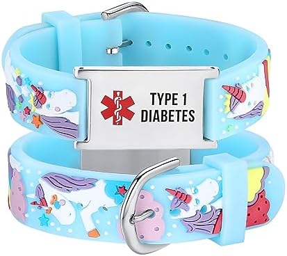 LinnaLove cartoon medical alert id bracelets Parents gift to Son, daughter, brother, sister
