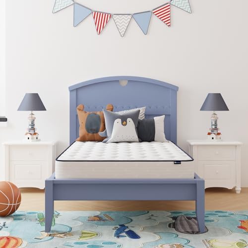 Avenco 8 Inch Twin XL Mattress, Twin Bed Mattresses in a Box, Medium Soft, Breathable Fabric Cover & Adaptive Support, CertiPUR-US Certified, Twin XL Size Mattress in Guest and Kids Bedroom