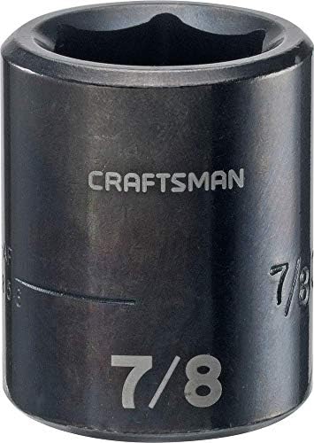 CRAFTSMAN Shallow Impact Socket, SAE, 1/2-Inch Drive, 7/8-Inch (CMMT15856)