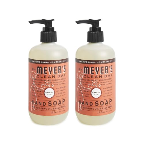 MRS. MEYER'S CLEAN DAY Liquid Hand Soap, Radish Scent (12.5 Fl Oz (Pack of 2))