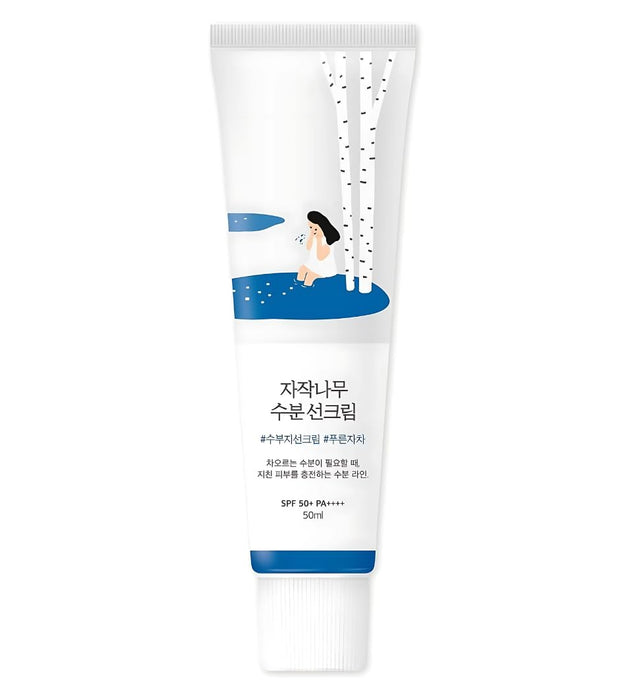 Birch Juice Moisturizing Sunscreen (SPF50+ PA++++) | A moisturizing sunscreen, No White Cast, Strong UV Protection, Moist Essence Type, Ocean Friendly-Reef Safe (1.69fl.oz) 100% Original