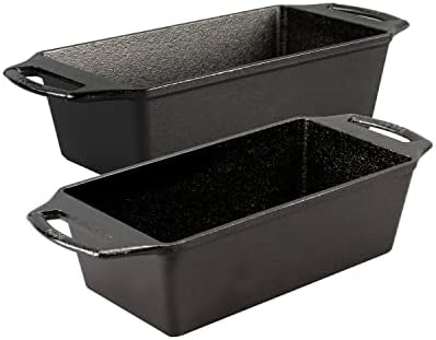 Lodge Cast Iron 2 Piece Loaf Pan Set