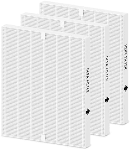 3 Pack AP-1512HH True HEPA Replacement filter Compatible with Coway Airmega AP-1512HH Air Purifier and Airmega 200M Air Purifier, AP-1512HH, AP-1512HH-FP, AP-1518R, AP-1519P, Item NO #3304899
