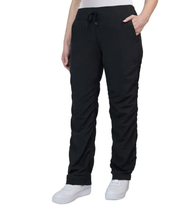 Kirkland Signature Women's Stretch Woven Active Pant (US, Alpha, X-Small, Regular, Regular, Black)