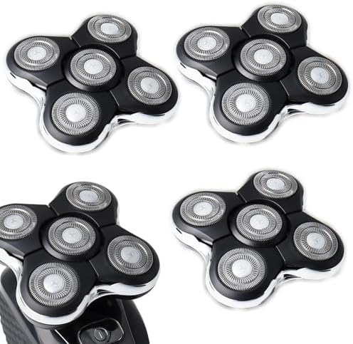 3Pack Blade Pro Replacement Head Compatible with Remington Balder Pro XR7000, 5 Dual Track Shaver Heads for a Smooth and Close Shave with No-Irritation.(Pack of 3)