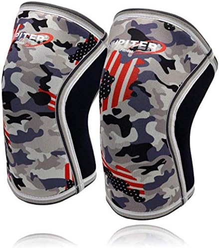 Knee Sleeves (1 Pair), 7mm Compression Knee Braces for Squats,Weightlifting,Powerlifting,Cross Training for Men & Women