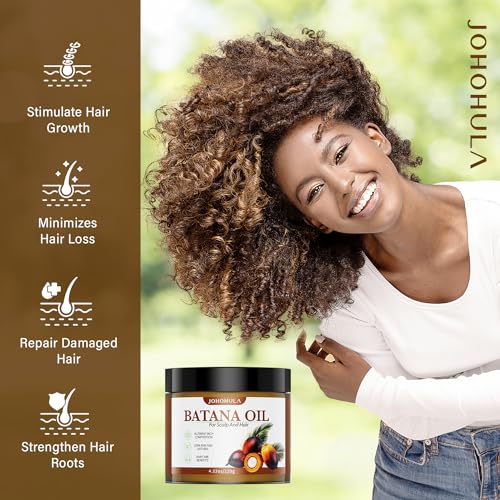 Johohula Pure Batana Oil for Hair Growth: Raw Batana Oil for Hair Loss Treatment Scalp Care for Men Women