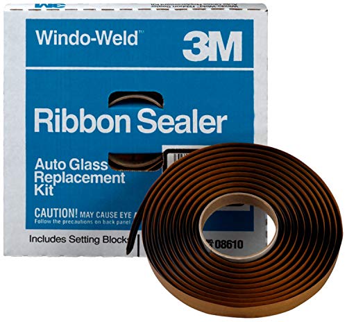 3M Windo-Weld Round Ribbon Sealer, 08625, 1/8 in x 1/4 in x 30 ft Roll, 24 per case