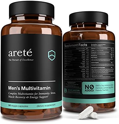 Natural Multivitamin for Men Health - 30+ High Potency Multi Vitamins A C E D B Complex, for Immune Support, Fertility Supplements, Prostate Health, Energy, Non-GMO, Vegetarian, Mens Multivitamin