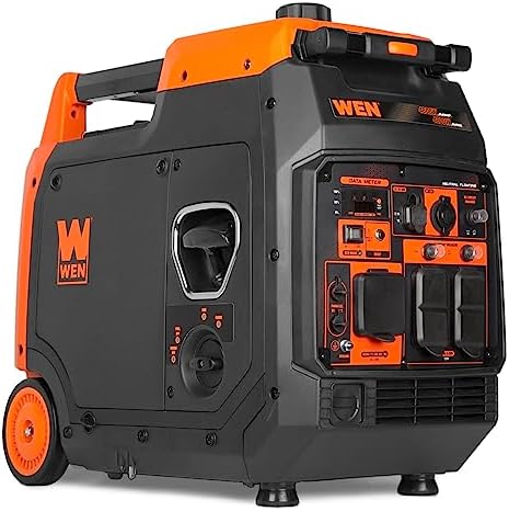 WEN 4800-Watt Portable Inverter Generator, RV-Ready, Quiet and Lightweight with Fuel Shut Off (56477i)