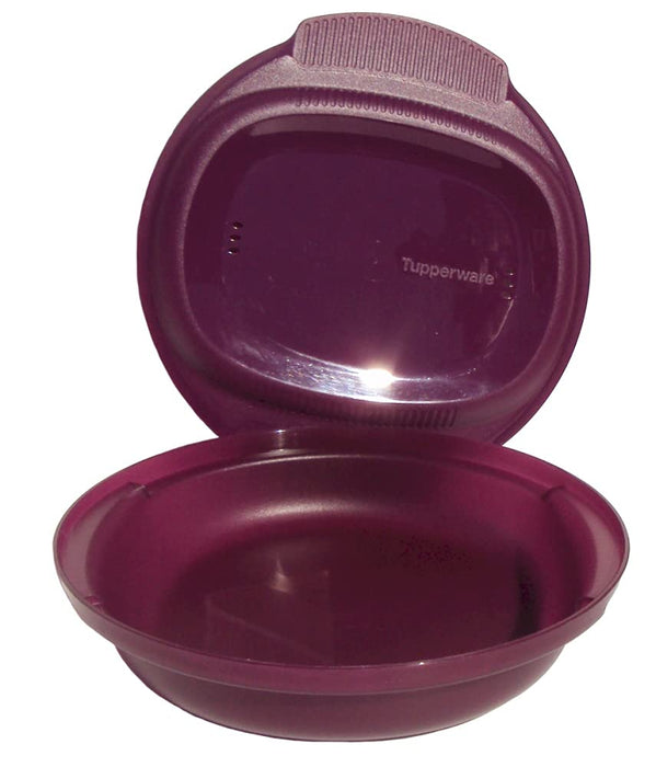 Tupperware Micro Delight Gourmet Microwave 3 1/4 Cup Bowl Purple
