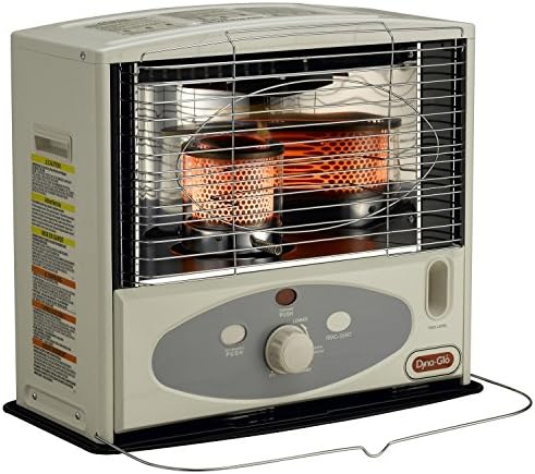Dyna-Glo RMC-55R7 Indoor Kerosene Radiant Heater, 10000 BTU, Ivory