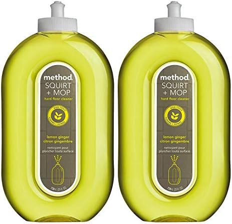 Method Squirt & Mop Hard Floor Cleaner - Lemon Ginger - 25 Fl Oz (Pack of 2)