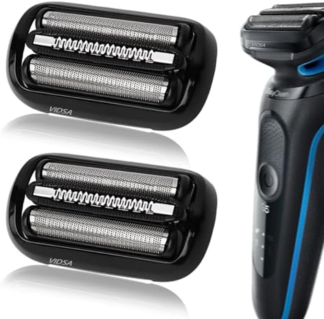 Series 5 Series 6 53B Shaver Replacement Head for Braun New Gens S5 S6 Razors, Compatible with 6072cc, 6090cc, 6020s, 6040cs, 6075cc, 5018s, 5049cs, 5035s…(2 Count)