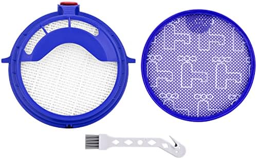 Filter Kits repalcement for Dyson dc25 vacuum Ball filters, Includes 1Pcs 919171-02 Washable Pre Motor Filter and 1Pcs 916188-05 Hepa filter, Fits DC-25 Models