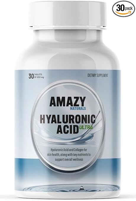 Amazy Naturalls Hyaluronic Acid 30 Caples 850 mg