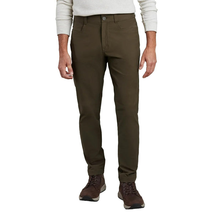 Kirkland Signature Men’s Stretch Tech Pant (Brown, 36W x 30L)