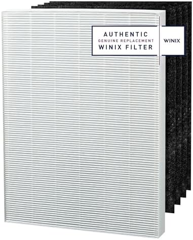 Genuine Winix 115115 Replacement Filter A for C535, 5300-2, P300, 5300, White/Black