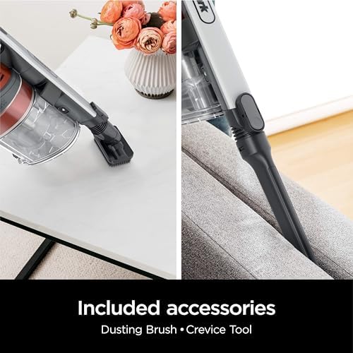Shark Pet Pro Cordless Stick Vacuum with MultiFLEX, HEPA Filter, Lightweight, Powerful Suction, 40min Runtime, Removable Hand Vacuum, Includes Crevice Tool & Dusting Brush, UZ351H