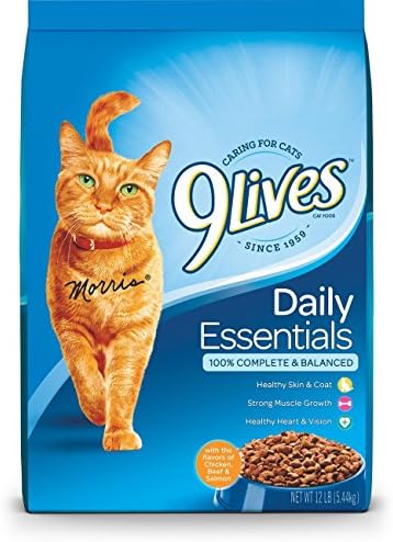 9Lives Daily Essentials Dry Cat Food, 12 Pound Bag