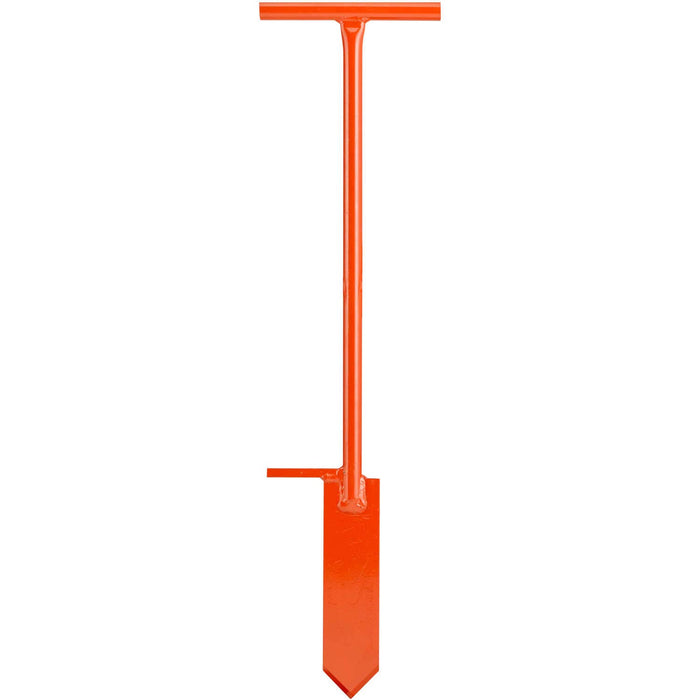 Jim-Gem Speedy Dibble Tree Planting Bar Tool | Beveled Arrow Point | Light Weight | Fast & Easy Planting | for Variety of Soils | 3”W x 11-7/8”L x 3/8” Thick | Total Length 35-7/8”