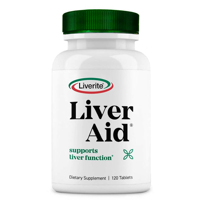 Liverite Liver Aid 120 Tablets - Liver Support, Liver Cleanse, Liver Care, Liver Function, Energy