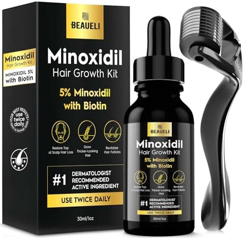Minoxidil for Men Beard Growth Kit, Minoxidil for Women Hair Growth Kit, Hair Loss Treatments for Women Hair Regrowth Treatment, Minoxidil 5%
