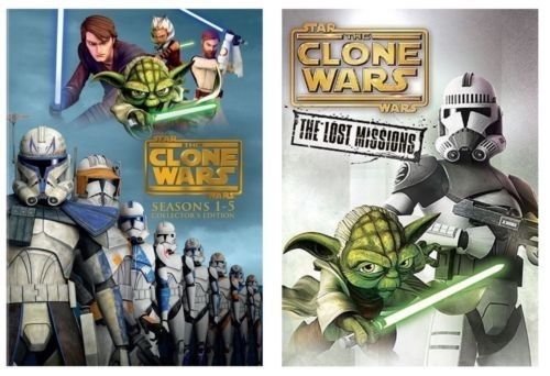Star Wars:The Clone Wars Season1-6 Complete Series1-5 +Season 6 Lost Mission DVD