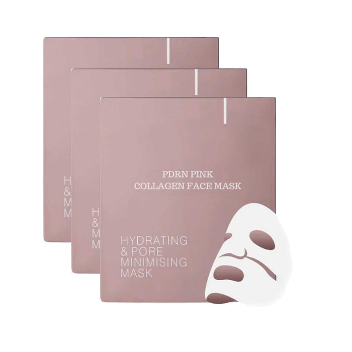 Pdrn Pink Collagen Gel Mask, YOUTH PDRN Pink Collagen Face Mask, Salmon Dna PDRN Pink Collagen Jelly Gel Mask, With Naturally Ingredients To Revitalize, Hydrate (3*Boxes)