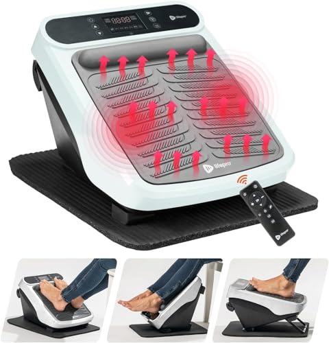 LifePro Foot Massager for Neuropathy - Relaxing Calf & Foot Therapy - Foot Massager with Heat Option for Maximum Soothing Effect - Foot Massager for Blood Revitalization