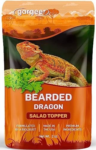 2oz Bearded Dragon Food Supplement, Flower Salad Mix Topper. Supercharge Juveniles & Adults Appetite, Health & Immune System. Complete Diet, Rich with Vitamins, Made in The USA. Enjoy!