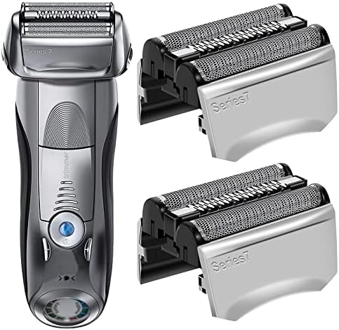 70S Series 7 Replacement Head for Braun Electric Foil Shaver, Compatible with Braun Series 7 790cc 760cc 750cc 720 799 797 (2 Pack)