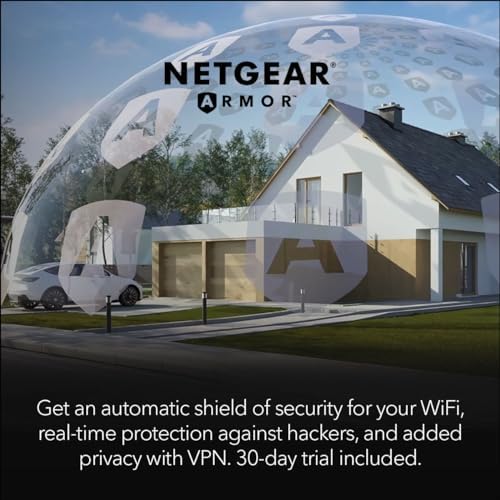NETGEAR Nighthawk WiFi 7 Router (BE9300) – Security Features, 9.3Gbps Wireless Speed, 2.5 Gigabit Internet Port, Tri-Band Gaming Router, Covers 2,500 sq. ft., 100 Devices, Built-in VPN, USB 3.0