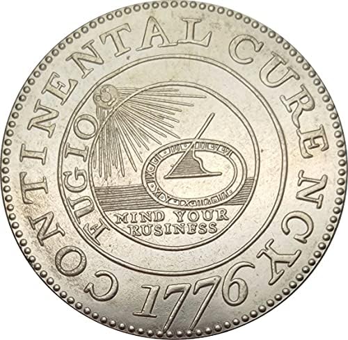 Rare 1776 Continental Currency Dollar American USA United States Restrike Cool Coin. Explore Now!