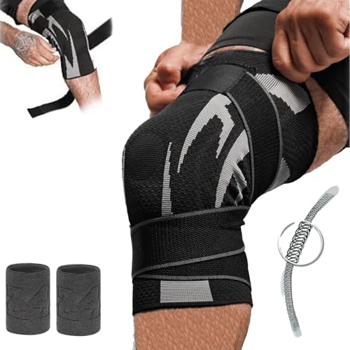 Anaconda Knee Brace, Knee Compression Sleeve, 3D Compression Technology, Breathable Knee Support with Side Stabilizers, Knee Brace for Meniscus Tear, Sleeves for Working, Women and Men (1pc, S)