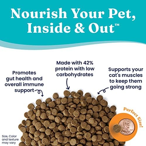 Solid Gold High Protein Dry Cat Food - Indigo Moon Made with Digestive Probiotics for Cats - Grain & Gluten Free with High Fiber & Omega 3 - Low Carb Superfood Meal - Pollock - 12lb
