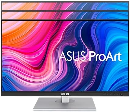 ASUS ProArt Display 27" Monitor - WQHD (2560 x 1440), IPS, 100% sRGB, 100% Rec. 709, ΔE < 2, Calman Verified, USB Hub, USB-C, Daisy-chaining, HDMI, Compatible With Laptop & Mac Monitor - PA278CV