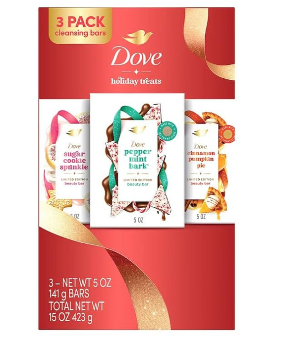 Dove Holiday Treat Bar Soap 3 pk./5 oz.