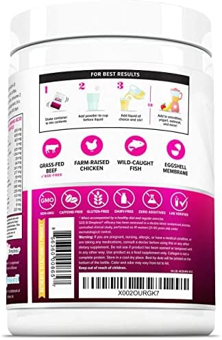 Hydrolyzed Collagen Powder for Weight Loss - Collagen Burn Ultimate Beauty Complex Multi Collagen Peptides Powder for Women with Types I II III V and X for Fat Burning Support - Unflavored