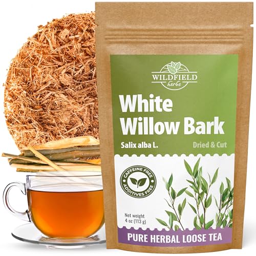 4 oz. White Willow Bark Tea Herbal (Salix alba) - 113g White Willow Bark Herb Tea Corteza de sauce
