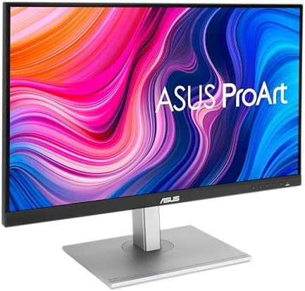 ASUS ProArt Display 27" Monitor - WQHD (2560 x 1440), IPS, 100% sRGB, 100% Rec. 709, ΔE < 2, Calman Verified, USB Hub, USB-C, Daisy-chaining, HDMI, Compatible With Laptop & Mac Monitor - PA278CV