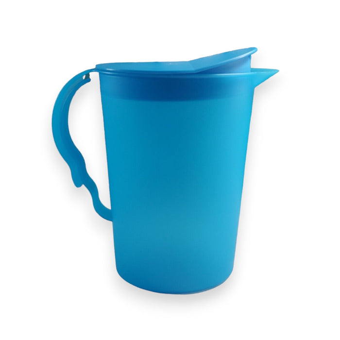 Tupperware Impressions 2 Qt Pitcher in Bright Blue