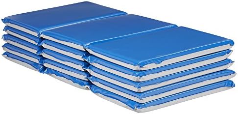 Folding Rest Mats, Children's Nap Pads, 3-Fold, 1in Thick